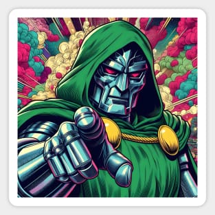 Conquer with Style: Dr. Doom-Inspired Art and Legendary Supervillain Designs Await! Magnet